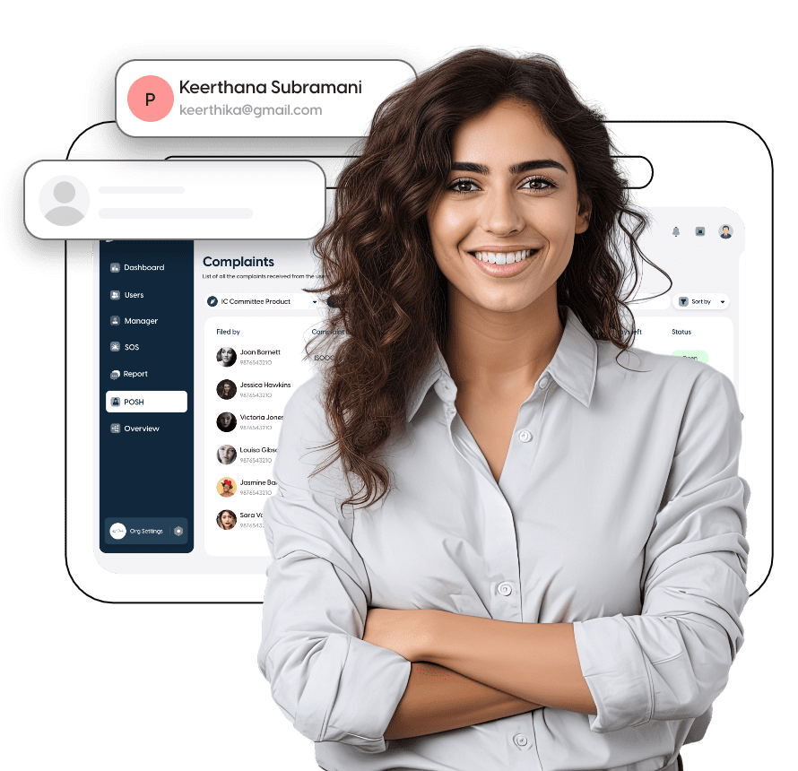 Posh Redressal Automation via Im Safe App