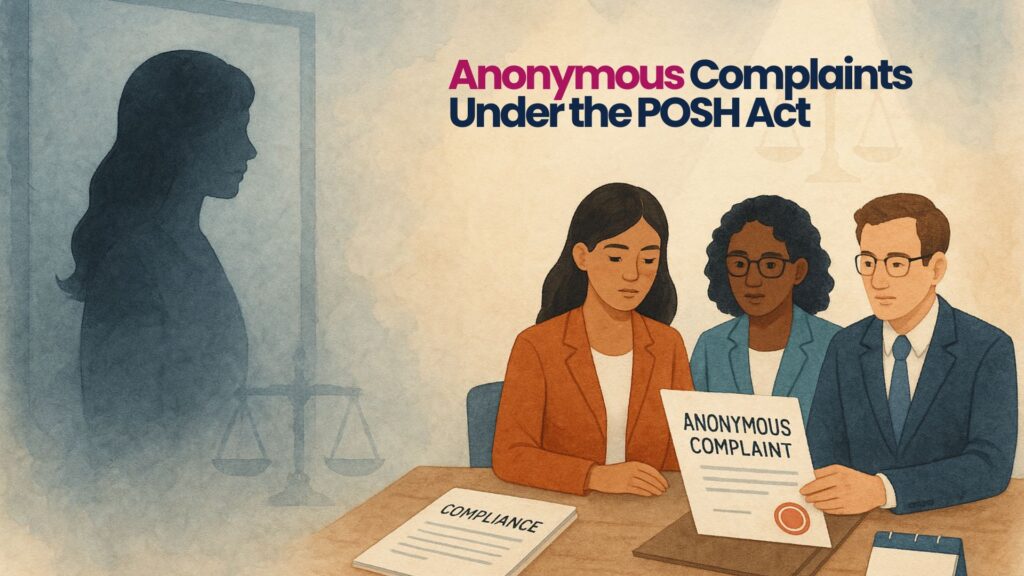 Anonymous Complaints in PoSH
