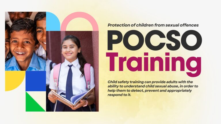 pocso training for schools, ngo and education sector