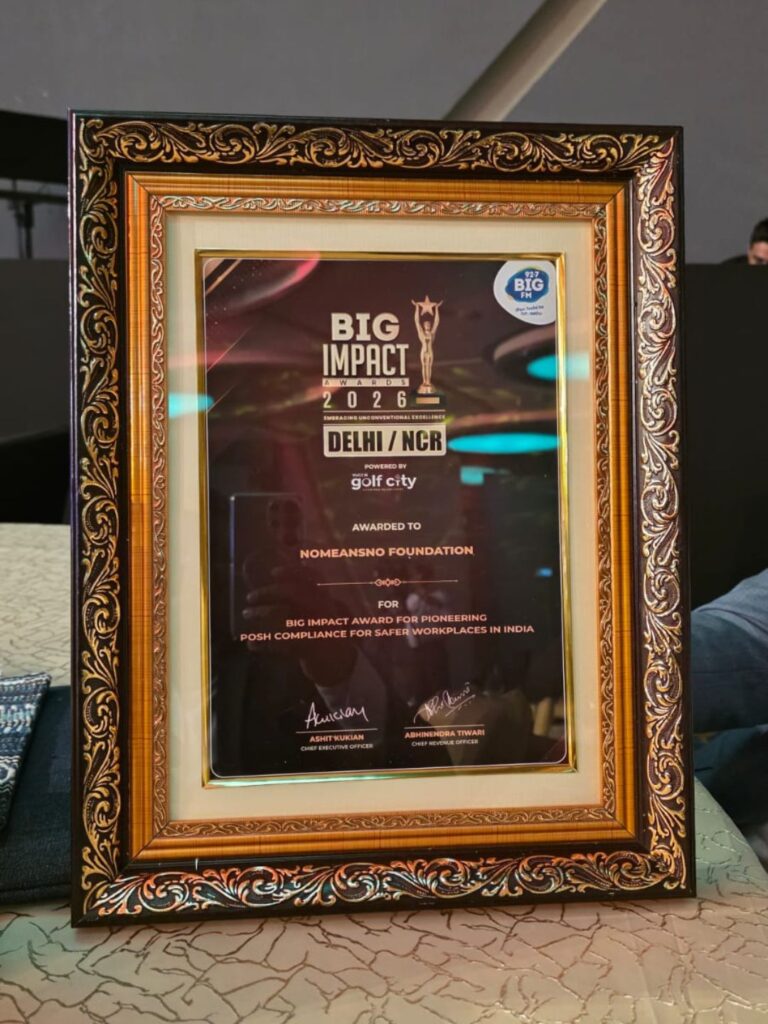 PoSH Big Impact Award 2026 - By Ministry of Women & Child Development - India